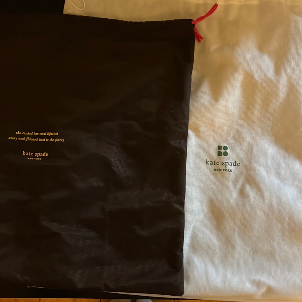 Set of 2 kate spade dust bags